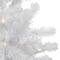 7.5ft. Pre-Lit White Georgian Pine Pencil Artificial Christmas Tree, Warm White LED Lights